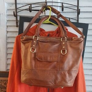 Coach Brown Leather Shoulder Bag
